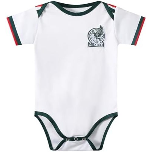 Newborn Infant Bodysuit Baby Short Sleeve USA Mexico Argentina National Team Soccer girl & boy Baby