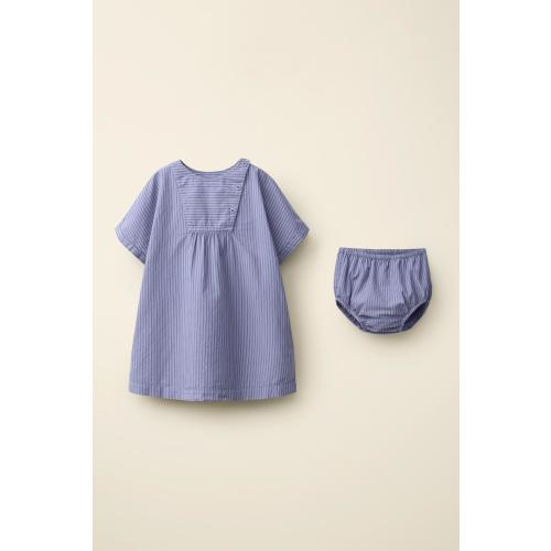 STRIPED DRESS AND BLOOMERS CREATED BY CARAMEL LONDON X ZARA - Bluish | ZARA United States
