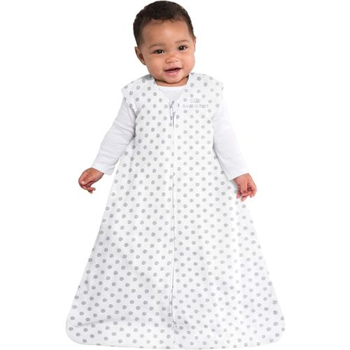 HALO Sleepsack Swaddle 3-6 Months and Wearable Blanket 6-12 Months 100% Organic Cotton 2-Piece Gift Set with Box, TOG 1.5