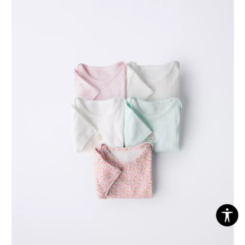 FIVE-PACK OF PATCHWORK BODYSUITS - Multicolored | ZARA United States