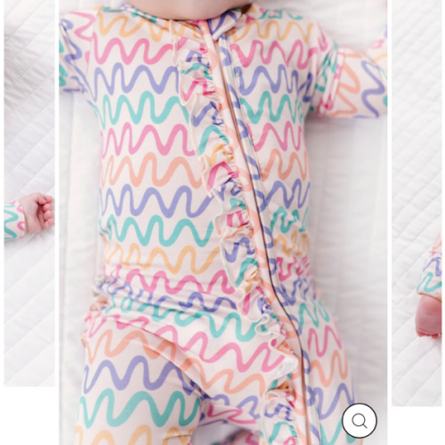 Squiggles Ruffle Convertible Romper