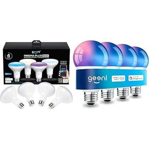 Geeni Smart Light Bulbs and Prisma Plus BR30 Smart LED Bulb