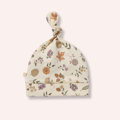 Organic Knot Hat - Maple Glow