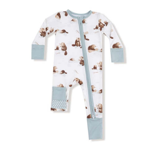 2 Way Zipper Romper - Baby Beavers