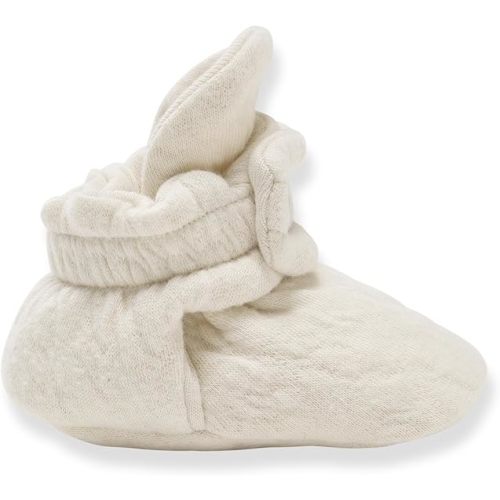 Burt's Bees Baby Unisex Booties Organic Cotton Newborn Essentials Shoes for Infants