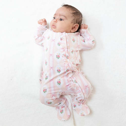 2 Way Ruffle Zipper Footie
