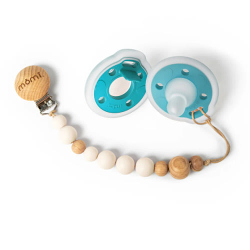 mōmi babypace® pacifier gift set in tranquil lagoon teal