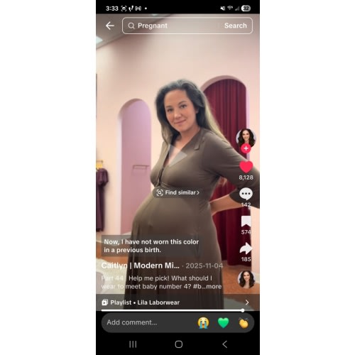 Lila Labor & Postpartum Gown in Sage