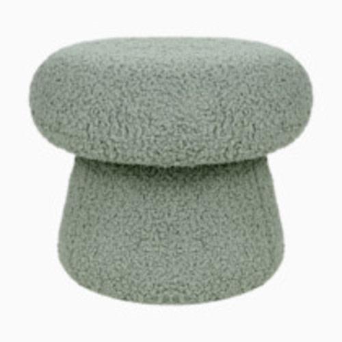 babyletto Mushroom Pouf - Sage Teddy Loop