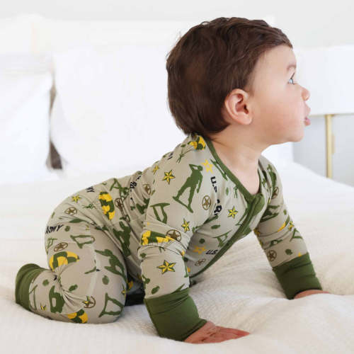 U.S. Army Convertible Zip Romper