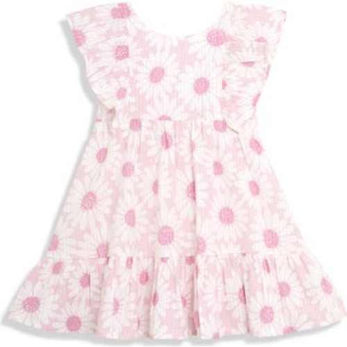 Print Cotton Seersucker Sundress, 6-12M