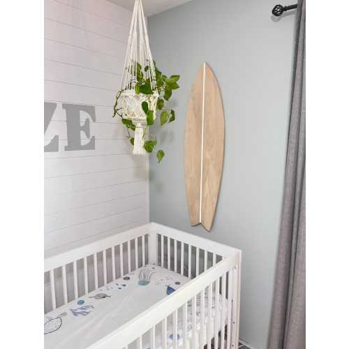 Coastal Surfboard Wall Decor Handmade Nursery Beach Art