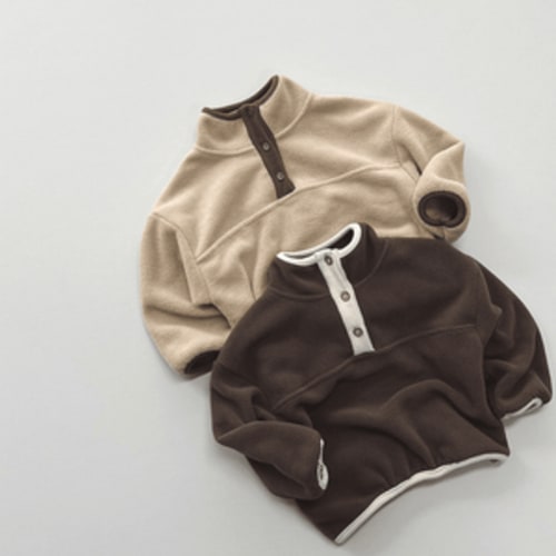 Mock Neck Fleece Sweater – Teeny Mini Me