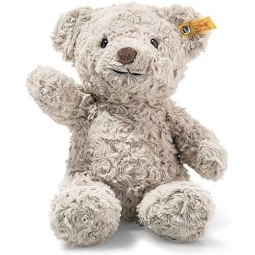Steiff Honey Teddy Bear, Premium Teddy Bear Stuffed Animal, Teddy Bear Toys, Stuffed Teddy Bear, Teddy Bear Plush, Cute Plushies, Plushy Toy for Girls Boys and Kids, Soft Cuddly Friends (Tan, 11")