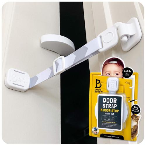 Door Buddy Door Strap Baby ComboAdjustable Door Strap PLUS Pinch Guard