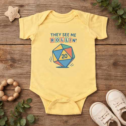 They See Me Rollin' DND Onesie
