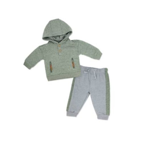 Baby Boys 2 Piece Quilted Jogger Set