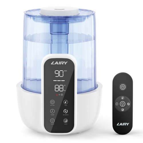 Lairy Humidifiers for Bedroom Home, 4L Cool Mist Air Humidifier for Auto Customized Humidity, Quiet