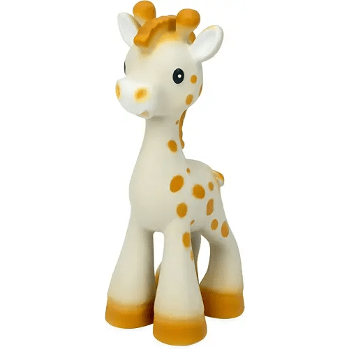 Nuby Jackie The Giraffe Natural Rubber Baby Teether - 3+ Months - Baby Teething Toy