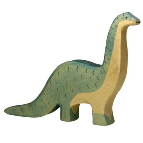 Holztiger Brontosaurus Toy Figure | Wooden Figures- Blue Otter Toys