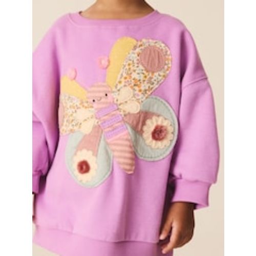 Purple Butterfly Sweatshirt and Legging Set (3mths-7yrs) from Next USA