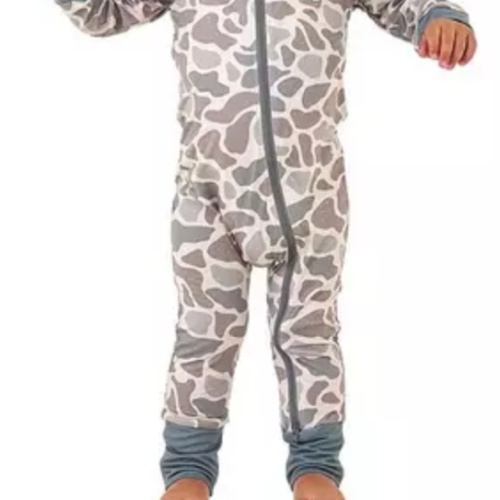 Baby Burlebo Full Zip Convertible Pajamas