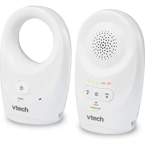 VTech DM1111, Enhanced Range Digital Audio Baby Monitor, 1 Parent Unit, White