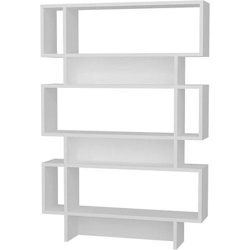 WELL HOME MOBILIARIO & DECORACIÓN Bookcase, 100% melamine coated chipboard, white