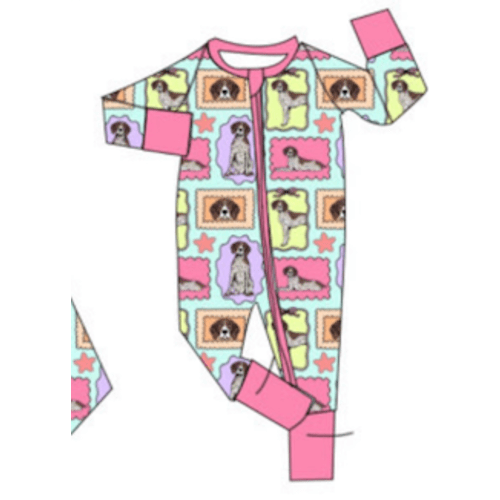 PASTEL POINTERS ZIPPY 0/3-18/24 | Medina Pointers
