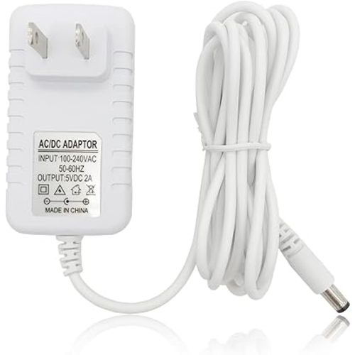 Power Cord Replacement for Graco Baby Swing DuoGlider, DuetSoothe, Dreamglider, Simple Sway, Sweetpeace Charger 5V AC Adapter, White