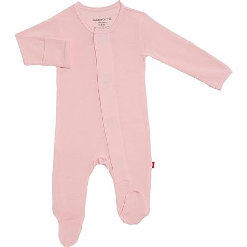 Magnetic Me Footie Pajamas Soft Modal Baby Sleepwear with Quick Magnetic Fastener | Boys and Girls Sleeper Preemie-24 Months