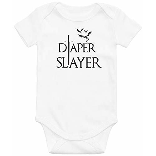 Diaper Slayer/Cute Game of Thrones Inspired Baby Onesie/GOT Infant Bodysuit