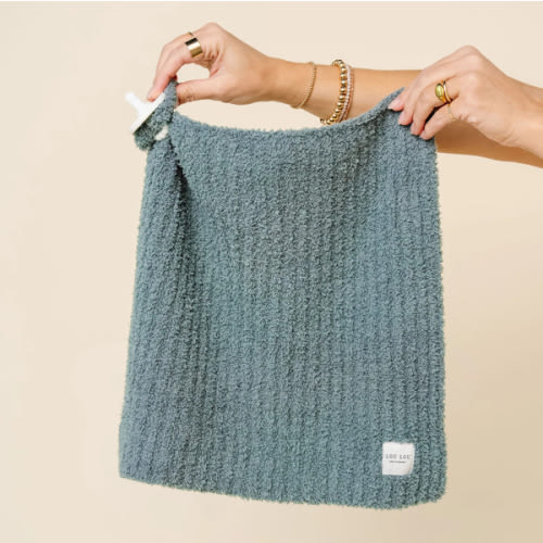 Chenille Blanket - Ocean Blue - Mini/Lovey