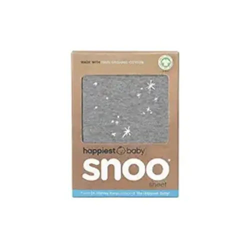 Happiest Baby SNOO Baby Bassinet Fitted Sheet Organic Cotton | GOTS Certified 100% Organic Cotton, Breathable Fabric, Hypoallergenic, Designed for SNOO, Machine Washable