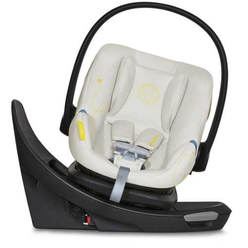 Cybex Aton G Swivel SensorSafe Rotating Infant Car Seat - Seashell Beige