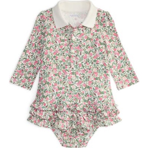 Floral Cotton Polo Dress & Bloomers Set, 6M