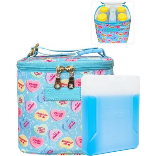 Sarah Wells Cold Gold Breastmilk Cooler – Insulated Milk Storage & Ice Pack – Machine Washable for Moms Candy Conversations