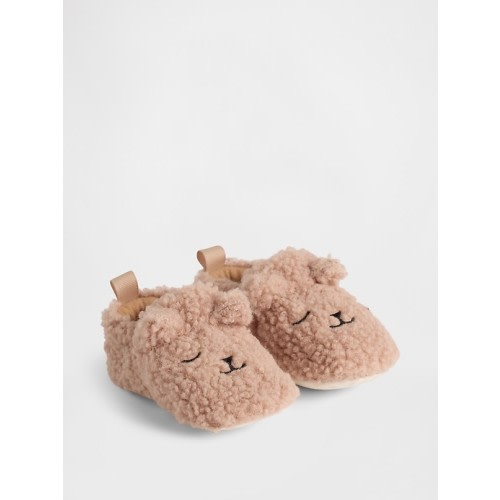 Baby Brannan Bear Sherpa Slippers | Gap Factory