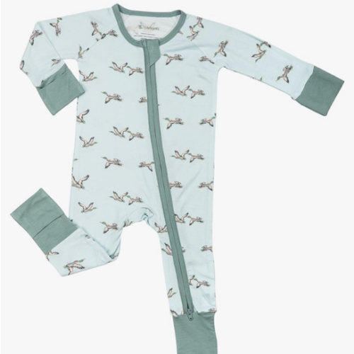 LollyBanks Baby Pajamas, Long Sleeve Baby Romper with 2-Way Zipper, 95% Viscose from Bamboo and 5% Spandex, Infant Sleepers