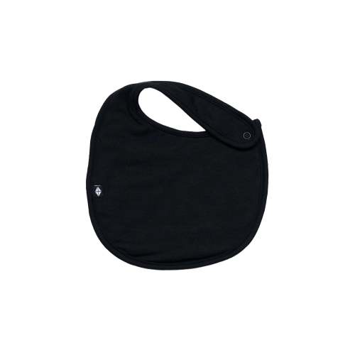 Cushy Baby Bib in Midnight Black | Snap Closure | Kyte Baby
