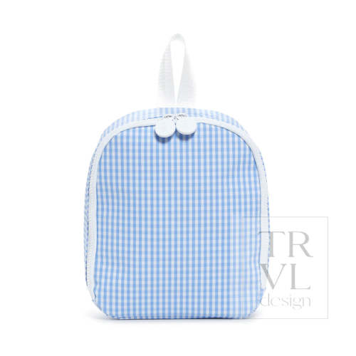 Bottle Bag - Gingham Sky