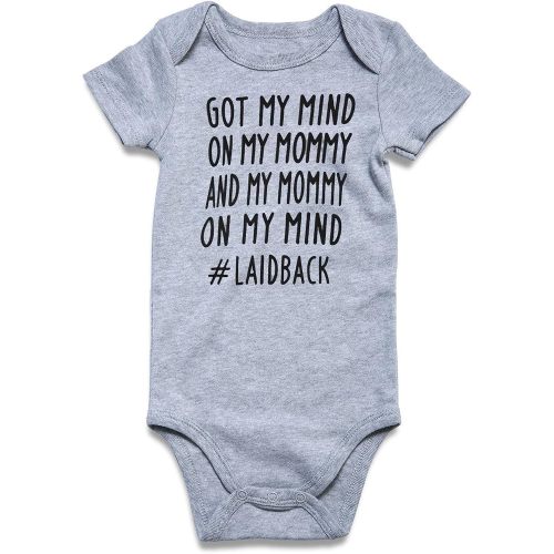 Loveternal Neutral Baby Girls Boys Cotton Romper Cute Saying Newborn Clothes 0-12 Months