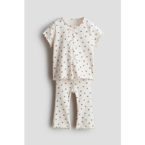 2-PIECE RIBBED COTTON SET