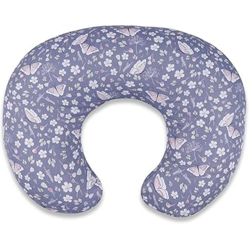 Nursing Pillow & Breastfeeding Pillow – Ergonomic C-Shape for Breastfeeding & Bottle Feeding, Standard Size Breathable with Washable Cover, Hypoallergenic,Tummy Time & Sitting Support (0-12Months)