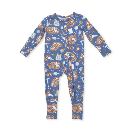 2-Way Zip Romper, Glow-in-the-Dark Dino Dig