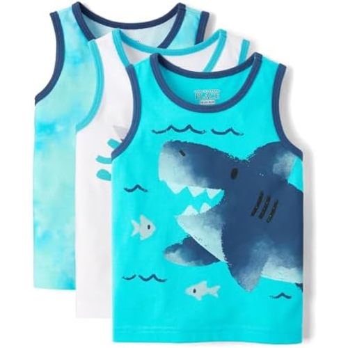 The Children's Place Boys and Toddler Assorted Sleeveless Tank Tops