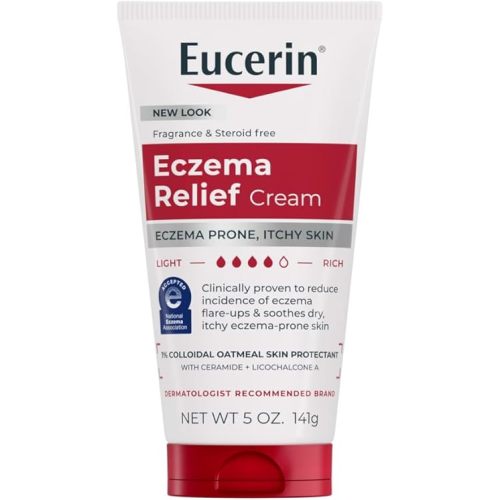 Eucerin Eczema Relief Cream - Full Body Daily Lotion for Eczema-Prone Skin - 5 oz. Tube