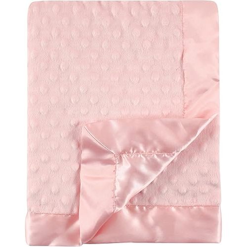 Hudson Baby Unisex Baby Plush Mink Blanket, Pink, One Size
