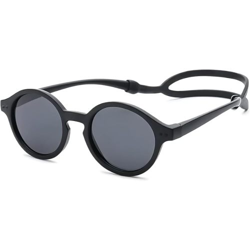 FBHLZ Baby polarized sunglasses UV400 with anti-falling headband TPEE material UV proof suitable for babies 0-12 Months