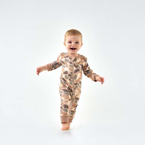Pintail Camo Baby Zip Up | Duck Hunting Infant Gift | BURLEBO